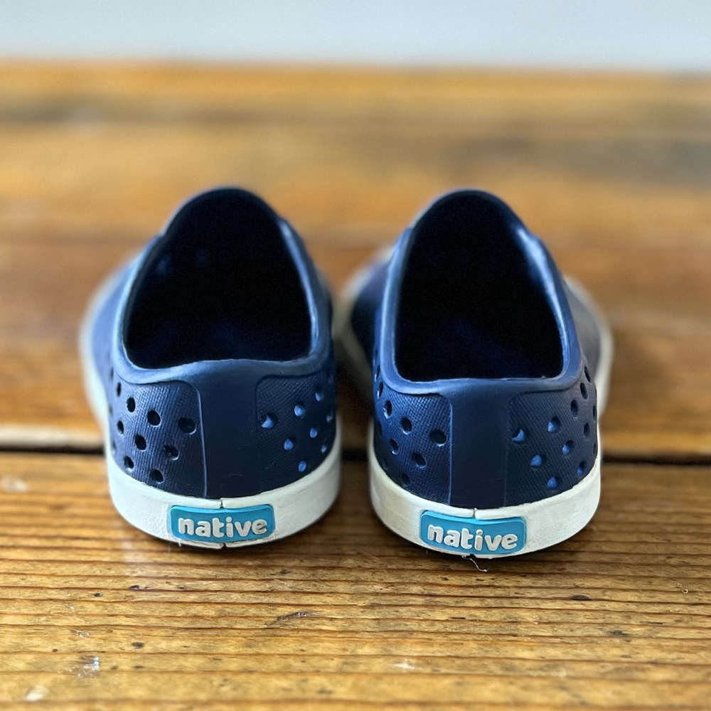 Native Navy Blue Shoes. Size 4